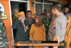 Polres dan Kodim Probolinggo Beri Hadiah Kejutan untuk Veteran