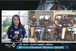 VIDEO: Larangan Belum Dicabut, Motor Sudah Lintasi Jl Sudirman-Thamrin