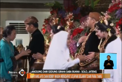 VIDEO: Sah Jadi Suami-Istri, Kahiyang dan Bobby Banjir Ucapan SelamatÂ 