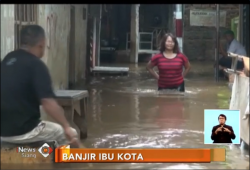 Warga Kebon Pala Kembali Tergenang Banjir