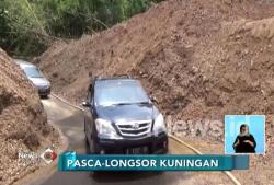 Pascalongsor, Jalan Kecamatan di Kuningan Kembali Dapat Dilalui