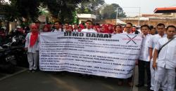 Janji Tak Dipenuhi, Ratusan Karyawan RSUD Kota Bandung Unjuk Rasa