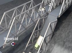 Begini Proses Ambruknya Jembatan Penghubung Lamongan-Tuban