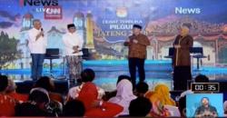Akhiri Debat Pilgub Jateng, Gus Yasin dan Ida Saling Perang Hadis
