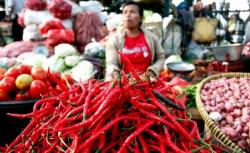 Harga Cabai Merah di Kuningan Tembus Rp70.000 per Kilogram<