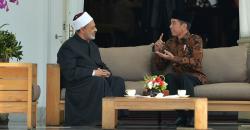 Presiden Jokowi Terima Kunjungan Imam Besar Al-Azhar di Istana