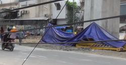 Polisi Periksa 3 Saksi Jatuhnya Crane Double Track di Medan
