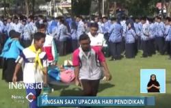 Ikuti Upacara Hari Pendidikan, 50 Pelajar di Bojonegoro Pingsan