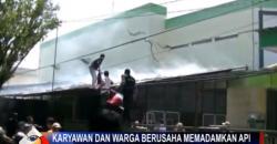 Gerai Food Court Swalayan di Temanggung Terbakar, Pengunjung Panik