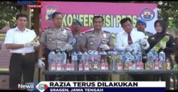 Razia Miras Jelang Ramadan Diintensifkan, 966 Liter Ciu Disita Polisi