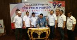 Kukuhkan DPD Kota Tangerang, Perindo Dukung Arief-Sachrudin