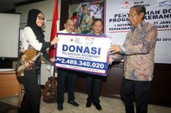 Indomaret Berikan Donasi Pelanggan Sebesar Rp2,4 M kepada PMI