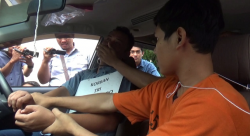 Rekonstruksi, Begini Cara Pelaku Bunuh Sopir Taksi Online di Palembang