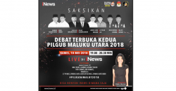 Debat Pilkada Maluku Utara di iNews, Pendukung Mulai Berdatangan