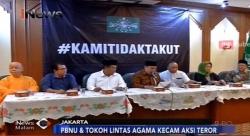 Kecam Teror Bom, PBNU dan Tokoh Lintas Agama Ajak Warga Bersatu