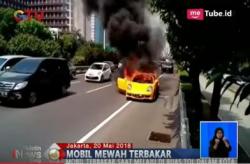 Hangus Terbakar, Mobil Sport Toyota MR 2 Spyder Diduga Bodong