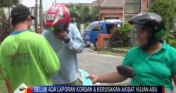 Kolom Asap Mencapai 700 Meter, Hujan Abu Landa Wilayah Lereng Merapi