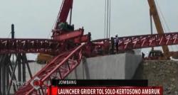 Launcher Proyek Tol Solo-Kertosono Ambruk, Arus Mudik Bisa Terganggu