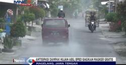 Antisipasi Dampak Hujan Abu, BPBD Magelang Bagikan 11.000 Masker