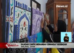 Ramadan, Pesanan Sajadah Batik di Malang Laris Manis