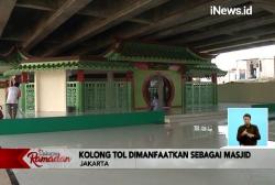 Kolong Tol Kumuh di Warakas Disulap Menjadi Masjid Unik