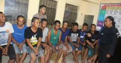 Nekat Curi Besi Proyek Tol Gresik-Mojokerto, 12 Orang Diringkus Polisi