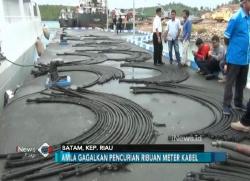 Bakamla Gagalkan Pencurian Ribuan Meter Kabel Optik Bawah Laut
