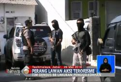 Densus 88 Gerebek Terduga Teroris di Tasikmalaya dan Probolinggo