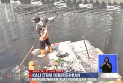 Jelang Asian Games, Pemprov DKI Bersihkan Kali Item