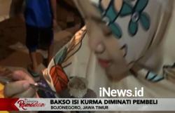 Kelazatan Bakso Kurma Diburu Warga Bojonegoro