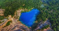 Danau Biru Sawahlunto, Destinasi Cantik Bekas Pertambangan di Sumbar
