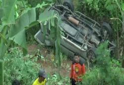 Minibus L300 Terjun ke Sungai di Indragiri Hulu, 2 Orang Tewas