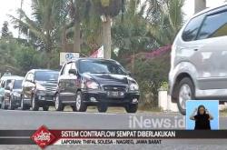 Jalur Bandung-Garut via Nagreg Macet, Petugas Berlakukan One Way