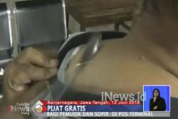 Kepala Terminal Banjarnegara Berikan Layanan Pijat Unik Gratis