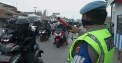 H-2, Pemudik Motor Membeludak di Jalur Pantura Subang dan Cirebon