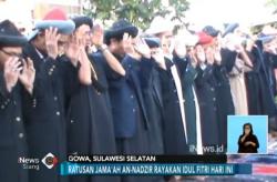 Jamaah An-Nadzir dan Mahfilul Dhuror Salat Idul Fitri Hari Ini