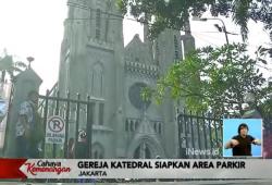Toleransi Beragama, Gereja Katedral Siapkan Lahan Parkir untuk Salat Ied