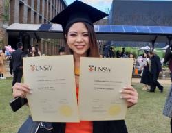 Putri ke-4 HT Clarissa Tanoesoedibjo Raih Double Degree di UNSW Sydney