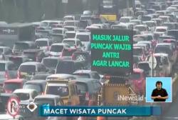 H+1 Lebaran, Volume Kendaraan di Jalur Wisata Puncak Bogor Melonjak