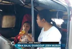 Lebih Murah, Warga Ini Pilih Gunakan Bajaj untuk Mudik