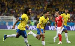 Hasil Babak I: Gol Indah Coutinho Bawa Timnas Brasil Ungguli Swiss