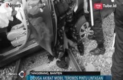 Nekat Terobos Palang Perlintasan KA, Avanza Remuk Tertabrak KRL di Tangerang