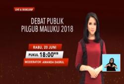 KPU Gelar Debat Cagub Maluku 2018 Hari Ini