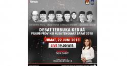 Malam Ini, Debat Publik Terakhir Pilgub NTB Disiarkan Langsung iNews