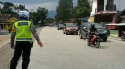 Arus Balik Masih Padat, Polres Brebes Berlakukan Sistem Satu Arah