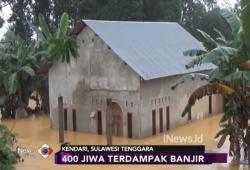 Ratusan Rumah di Kendari Tergenang Banjir, Warga Diungsikan