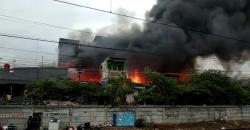 Kebakaran di Tanah Tinggi Jakpus Hanguskan 53 Rumah, 97 KK Terdampak