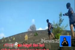 Video 2 Wisatawan Nyaris Terkena Awan Panas di Gunung Anak Krakatau