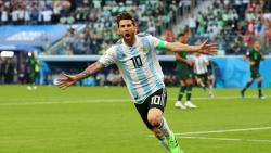 BABAK I: Gol Messi Bawa Argentina Unggul atas Nigeria