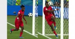 Viral, Batshuayi Hantam Wajahnya Sendiri dengan Bola saat Selebrasi